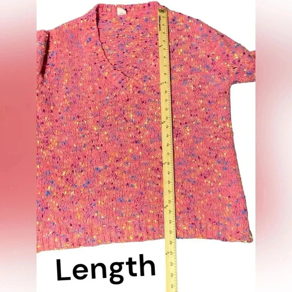 ❄️ Pink Speckled Knit Sweater ❄️ - Picture 7 of 8